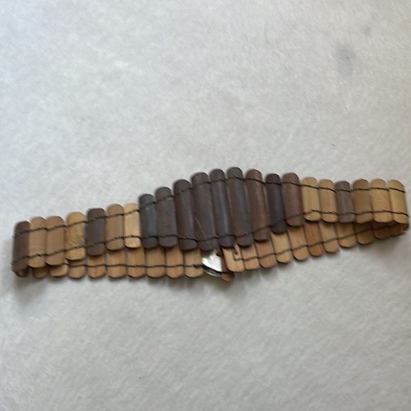 Hand made Bamboo belt with Mother of Pearl - Picture 2 of 4